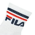 thumbnail image 3 of Fila Unisex Socks Cotton White 9-11,5, 3 of 3
