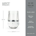 thumbnail image 4 of Host Freeze XL Cooling Cup, Insulated Tumbler, 12oz Set of 2, Marble, 4 of 9
