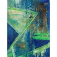 thumbnail image 2 of Combs, Joyce 19x24 White Modern Wood Framed Museum Art Print Titled - Geometric in Cool VII, 2 of 4
