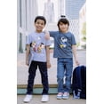 thumbnail image 3 of Peanuts Toddler Boys' 3-Pack Short Sleeve T-Shirts Blue Grey Yellow, 3 of 6
