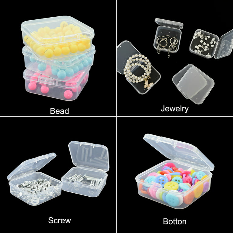BToBackYard Storage Box Jewelry Organizer 28 Compartments Container Bead  Holder Case 