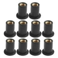 thumbnail image 3 of Fule 10X Motorcycle Windshield Rubber Nuts/M5/M6 Vibration Damper Panel Mounting 5mm M5 Rubber Nuts For Most Windshields, 3 of 10