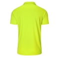 thumbnail image 4 of HCNTES Men's Polo Shirts Long and Short Sleeve Cotton Blend Heather Moisture Wicking Casual Collared Shirts,XXL Green, 4 of 5