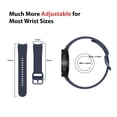 thumbnail image 5 of Silicone Sport Replacement Watch Band for Samsung Galaxy Watch 5/Watch 5 Pro,20mm Soft Adjustable Strap for Galaxy Watch 4/Galaxy Watch 4 Classic Women Men, 5 of 7