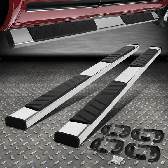 FOR 04-14 FORD F150 SUPER/EXTENDED CAB 5" CHROME STEP NERF BAR RUNNING BOARD
