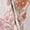 Pink, variant on Women V Neck Floral Printed Drawstring Loose Blouse Short Sleeve Ruffled Boho T Shirt Tunic Tops Khaki XL