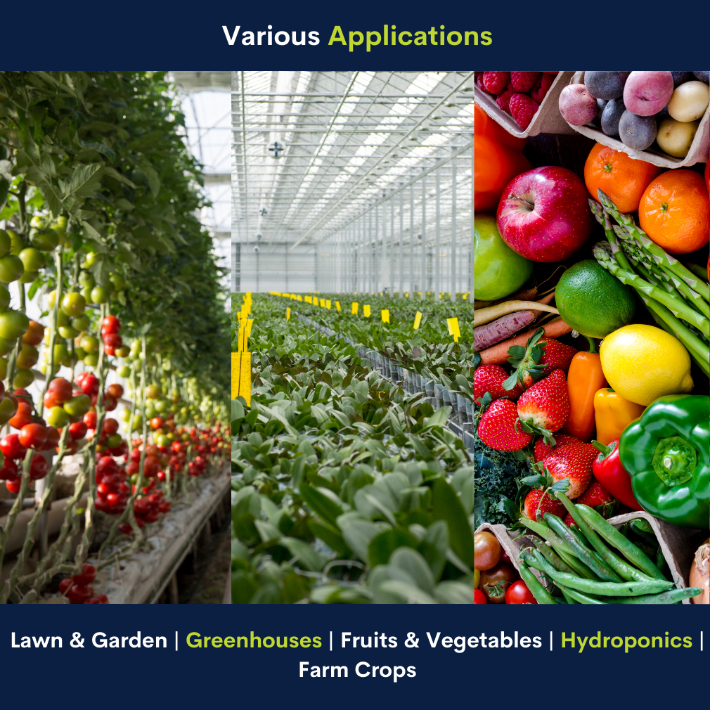 Supply Solutions Calcium Nitrate 15.5-0-0 + 19% Ca | Fast-Acting Water Soluble Fertilizer Prevents Blossom End Rot - Boosts Growth & Yield for Vegetables, Fruit, Gardens & Hydroponics (10 Pounds)
