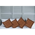 thumbnail image 2 of Ambesonne Vintage Throw Pillow Cover 4 Pack, Persian Lace, 24", Orange Brown, 2 of 5