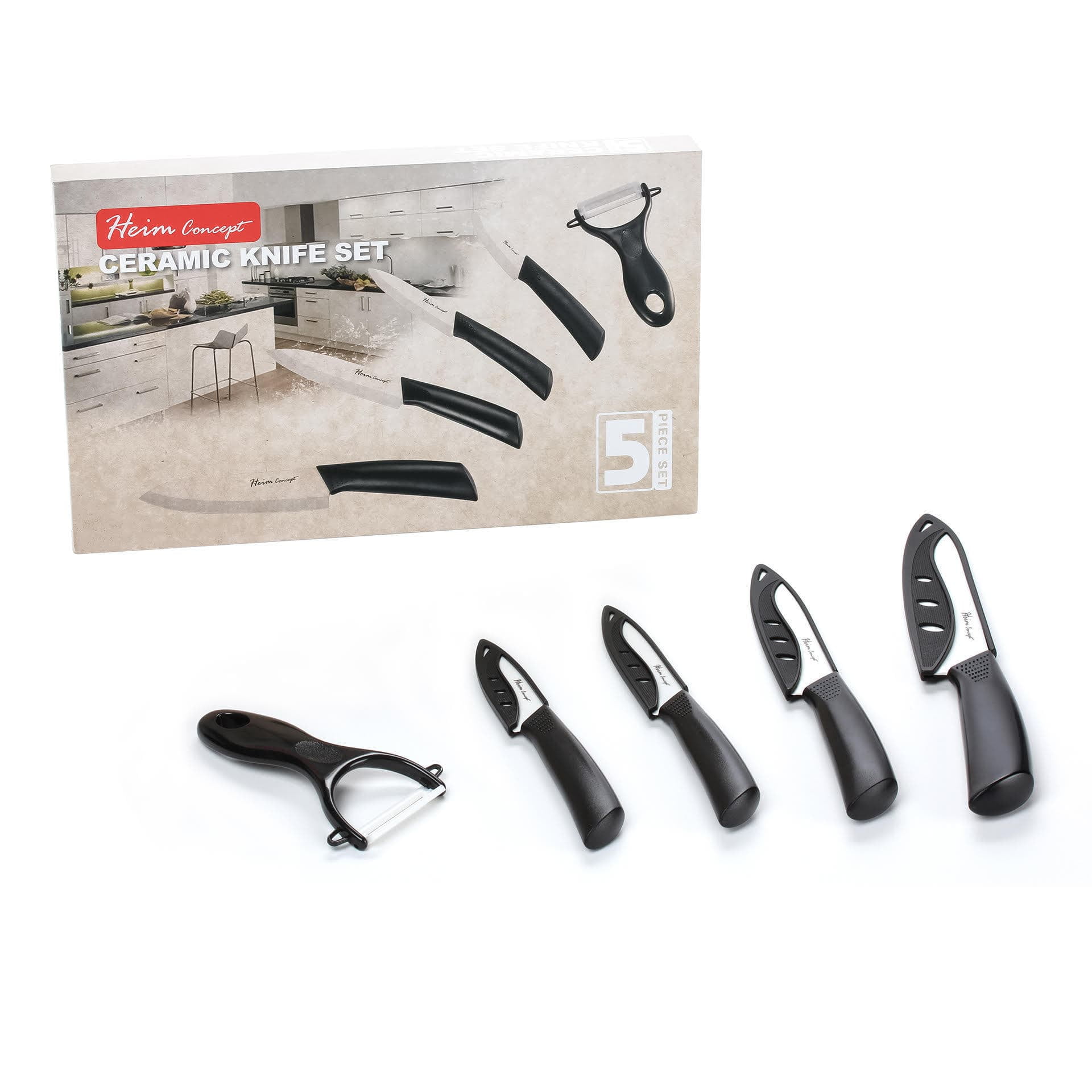 Homlly Ceramic Knife Set