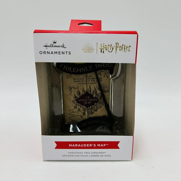 Hallmark Marauder's Map Harry Potter Wizarding World Ornament