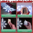 thumbnail image 4 of [Timer 3Pcs Christmas Window Lights Decorations,Battery Powered Christmas Window Hanging White Lighted Lucky Star Shaped LED Sucker Lamp for Xmas Tree, 4 of 5