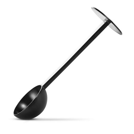 

Kironypik Coffee Spoon 2-in-1 10g Bean Measuring Scoop Plastic Reusable Pressed Powder Hammer Tool for Shop Home Office