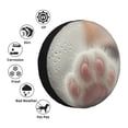 thumbnail image 4 of Gukieu Raindrop Kitten Paw Print Car Tire Cover, Adjustable Waterproof and Dustproof Tire Protection Cover, Suitable for SUV, Truck, Van-14 inch, 4 of 6
