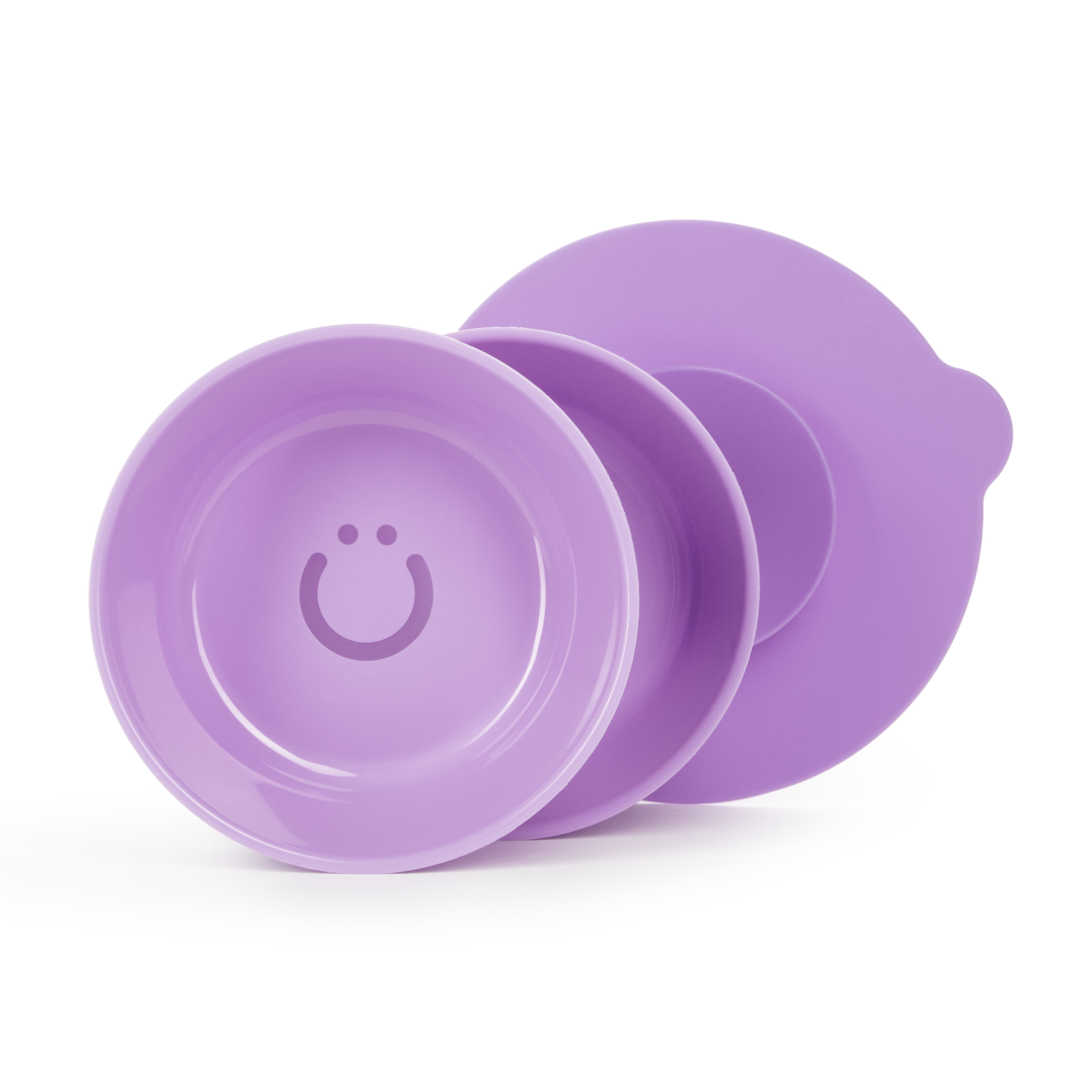 Ubbi Suction Bowls with Interchangeable Suction Base for Babies and Toddlers, 2 Pack, Smoothie Purple