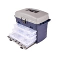 thumbnail image 1 of Caja de aparejos para equipo de pesca, estuche organizador ajustable, desmontable, de gran capacidad, fácil de transportar, para accesorios de pesca e, 1 of 8