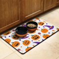 thumbnail image 3 of Ghost Boo Spooky Dog Mat for Food and Water Happy Halloween Absorbent Water Non-Skid 17x30 Inch Cat Food Mat Dog Feeding Mat EcoFriendly Durable Pet Placemat, 3 of 7