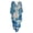 Blue River Landscape, variant on Kaftan Dress Plus Size Maxi Caftan Cover Up Caftan Long Cover Up, Oversized Batwing Sleeve Cover Up Dress, Leopard Geometric