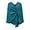 Front Tab-dark Cyan, variant on Women's Elegant Shawl Wraps Soft Open Front Poncho Sweater for Spring Fall Winter