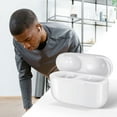 thumbnail image 3 of CNKOO Wireless charging case for AirPods Pro  compatible with AirPod Charging case replacement  built-in 660 mAh battery  Bluetooth pairing sync button (white), 3 of 7