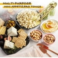thumbnail image 6 of 6PCS Mini Serving Tongs 4 Inches Small Rose Sugar Cube Tongs (Gold), 6 of 6