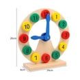 thumbnail image 2 of AURARMLET 1Pack Student Learning Clock Wooden Number Toy For Early Education And Cognitive Growth, 2 of 8