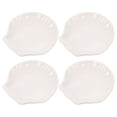 thumbnail image 2 of Shisuyan 4Pcs Tea Bag Holder Shell Shaped Tea Bag Coasters Spoon Rests Dessert Appetizer Plate, 2 of 8