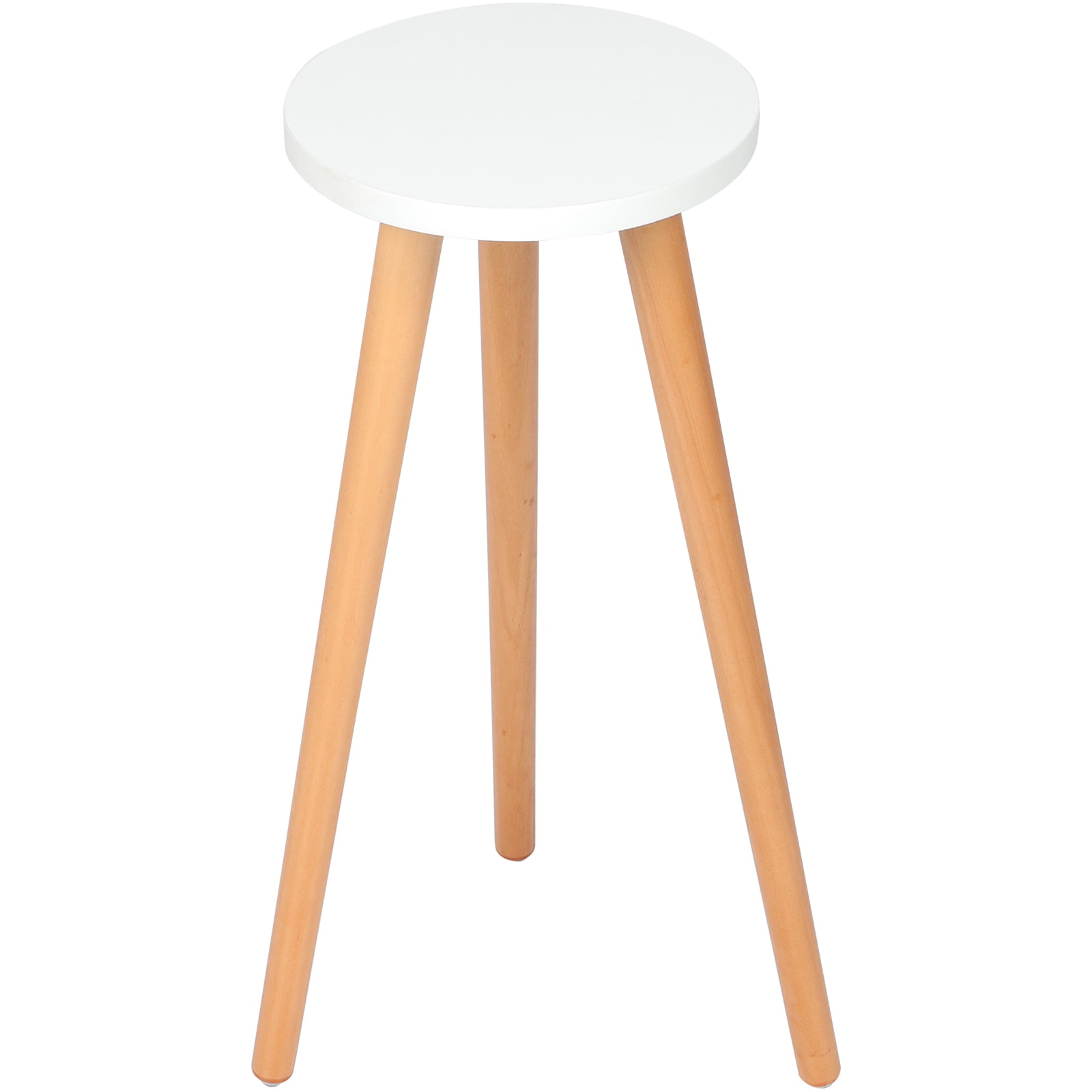 NUOLUX Detachable Plant Pot Stand Wood Flower Pot Tall Stand Round