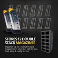 thumbnail image 4 of Benchmaster Double Stack 45ACP 12-Unit Mag Rack, Gun Storage & Shooting Accessories, 4 of 6