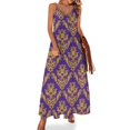 thumbnail image 1 of Baton Rouge - Vestido sin mangas de damasco vestidos para mujer 2024 vestidos elegantes para mujer venta ropa para mujer 2024 novedades, 1 of 7