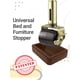 thumbnail image 2 of Sliptogrip Topes Para Cama Y Muebles – Respaldo De Goma Antideslizante Que Protege El Piso Y Se Adapta A Todas Las Ruedas De Muebles, Sofás, Sillas, Cama, Hecho De Plástico Abs Sólido Que Evita Rayone, 2 of 5