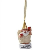 ABZ Brand Christmas Holiday Ornament Angel Gnome Collectible Figurine  (Wine)