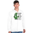 thumbnail image 3 of Big Dill Pickle Confidence Humor Zip Up Hoodie Men's Women's Brisco Brands S, 3 of 6