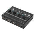 thumbnail image 3 of 4 Channel Headphone Amplifier, Metal AMP-14II  Black 4 Way Headphone Amplifier  For Studio US Plug, 3 of 8