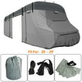 thumbnail image 2 of ALL-CARB 6 Layers Top Class C RV Cover Windproof Camper Cover Replacement for 26-29 Motorhome with 4 Tire Covers, Gutter Cover, 2 of 5