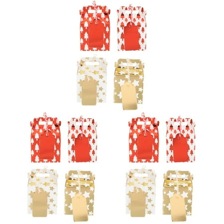 

Frcolor Christmas Boxes Cookie Box Xmas Gift Holiday Bakery Box Hanging Candy Pastry Biscuit Favor Lovely Pendants Style