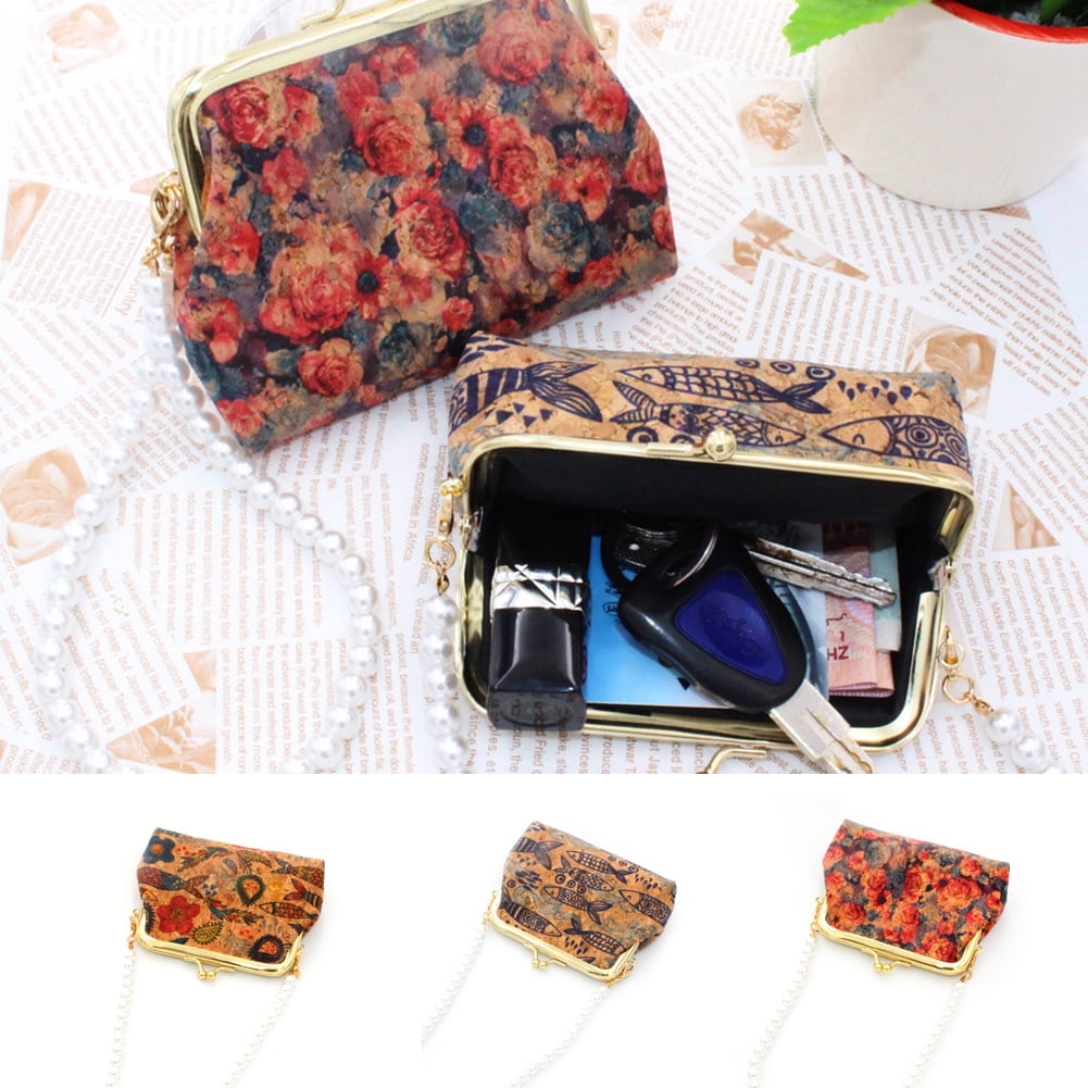 Exquisite Buckle Coin Purses Flowers And Bees Vector Mini Wallet Key Card Holder Purse for Women Exquisite Buckle Coin Purses Flowers And Bees Vector Mini Wallet Key Card Holder Purse for Women