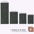 thumbnail image 5 of Evlmd Bathroom Rugs, Chenille Bath Rug, Soft Short Plush Bath Mat, Soft Shower Mat Water Absorbent Shower Mat, Quick Dry Machine Washable(Dark Gray, 20" x 32"), 5 of 6