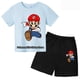 thumbnail image 2 of Nuevo conjunto de dos piezas de camiseta y pantalones cortos de Super Sonic, conjuntos de ropa para niños, niños y niñas, camisetas, camiseta y pantalones de Sonic, 2 of 5