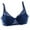 navyblue, variant on Push Up Bra for Women Demi Cup Padded Underwire Supportive Add Size Bras Lace Everyday Comfort Padded Up Embroidery Lace Bra 32-40B