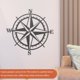 thumbnail image 4 of BRIGHTFUFU Metal Cropass Ornament Decorativo Náutico Compass Decoración de pared Arte colgante, 4 of 7