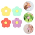 thumbnail image 2 of Key Covers Silicone Flower Shaped Cute Key Cover For Students And Children Daily Use 4Pcs, 2 of 8