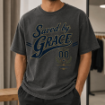 thumbnail image 5 of Lotusprint LLC Grace Inspired Christian Classic Unisex T-Shirt Comfort, Personalized Collegiate Faith Tee, 5 of 5