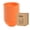 Orange, variant on Set of 8 Lightweight Unbreakable Plastic Bowls Stackable Matte Colors, Easy-to-Clean Lightweight Desserts & Soup Bowl, Portable for Picnics, Snack Plastic Bowls Set