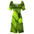 thumbnail image 4 of Pickles Love Green Pickles Dress prom dress dresses for womens, 4 of 6