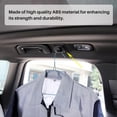 thumbnail image 2 of 2Pcs Car Black ABS Interior Roof Hooks Clothes Hanger Hook Trim for V90 S90 XC40 XC60 XC90 2015-202, 2 of 5