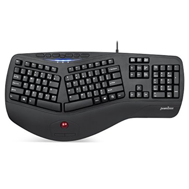 perixx periboard-506 wired ergonomic keyboard natural split keyboard ...