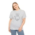 thumbnail image 4 of Allergic To People Unisex Heavy Cotton Tee, 4 of 4