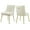 Beige, variant on 2PCS Velvet Dining Chairs, Upholstered Velvet Accent Chairs, Mid Century Modern Chairs for Dining/Kitchen/Living Room, Light Grey