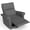 Dark Gray, variant on Hvoonc Electric Wall Hugger Power Recliner Chair for Small Spaces with Retractable Footrest, Chenille Beige