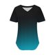 thumbnail image 4 of mfyjkho Tops Para Mujer, Suéter Informal Estampado Con Cuello En V Y Mangas Cortas Para Mujer, Primavera Y Verano Tops Para Mujer Xl, 4 of 5